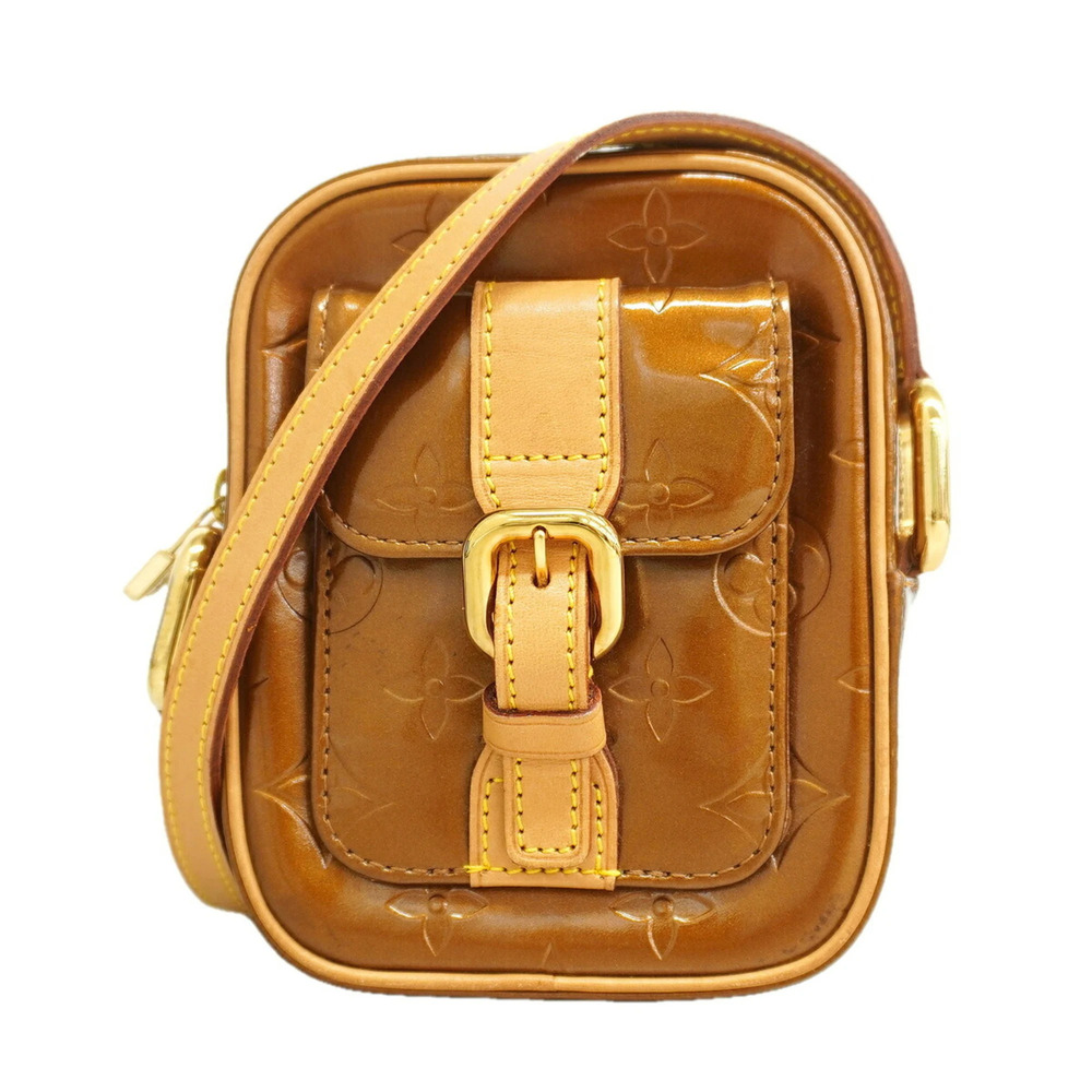 Louis Vuitton Vernis Christie PM Shoulder Bag M91111 Bronze Women's P3677382